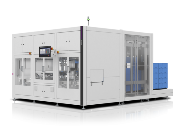 Palletizing machine.