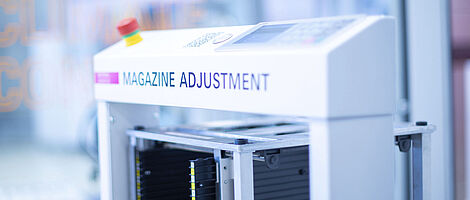 ASYS MatLog M-Station, Magazine Adjustment