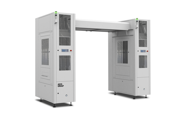 Handling-Portal-Puffer Maschine.