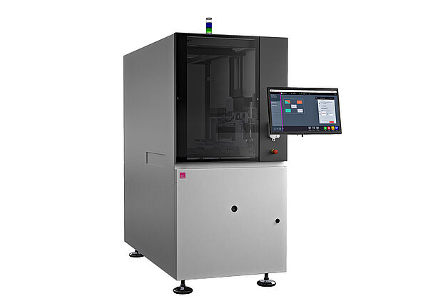 Modernes Lasermarkiersystem.