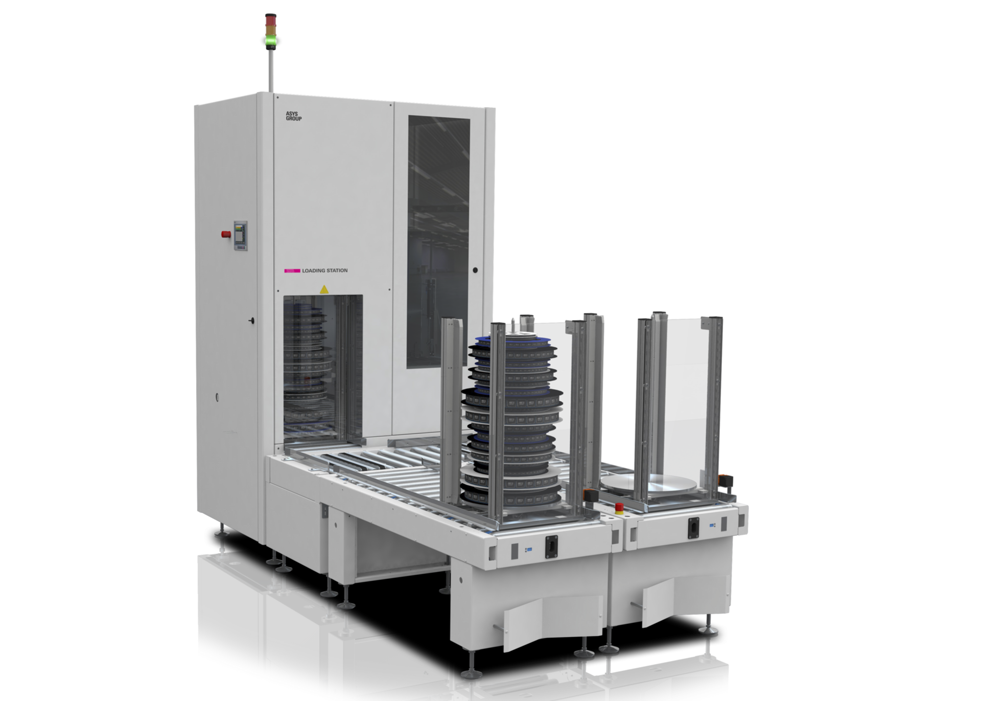 Reel Loading Automated Reel Handling in SMT Manufacturing | ASYS Group