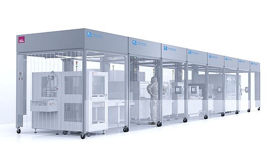 Cleanroom cabin line.