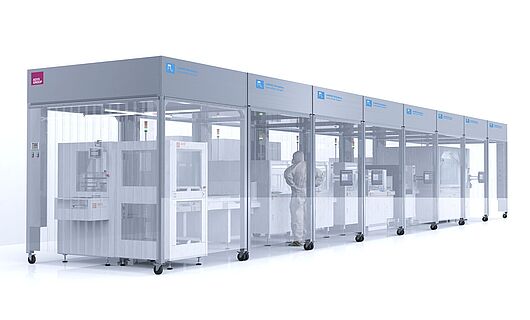 Cleanroom cabin line.