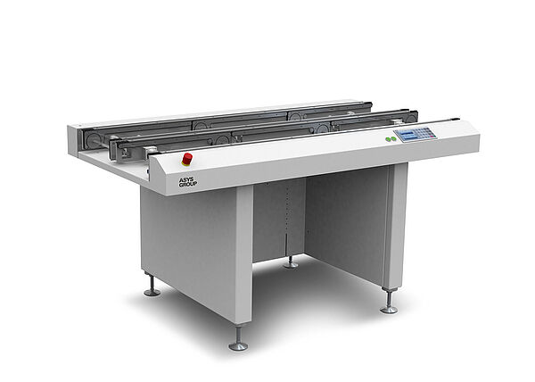 Handling transport module with dual track.