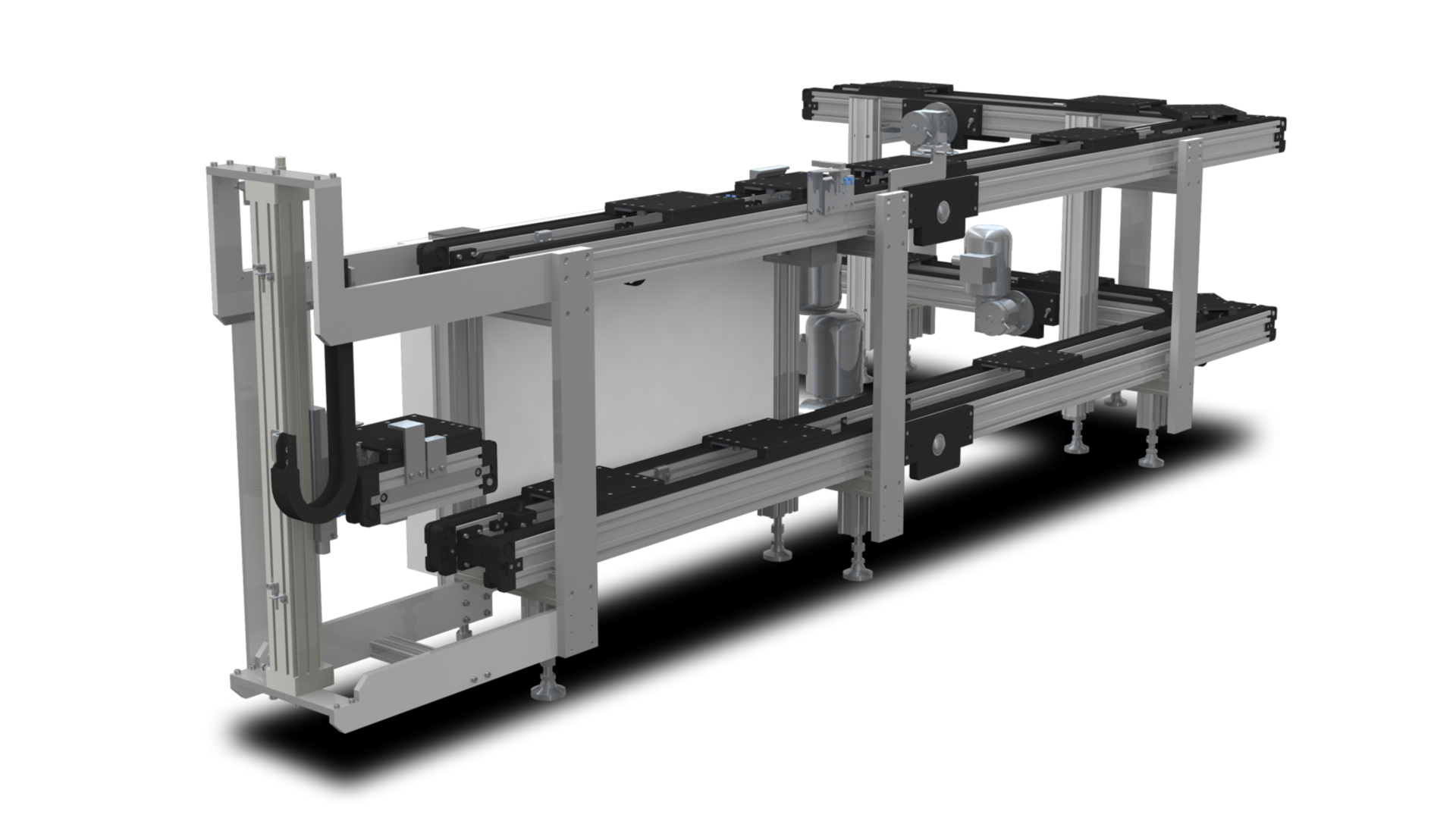 Top and bottom rails.