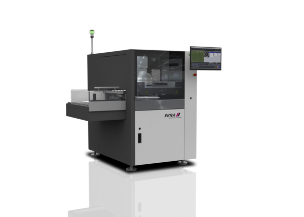 Screen printing machine.
