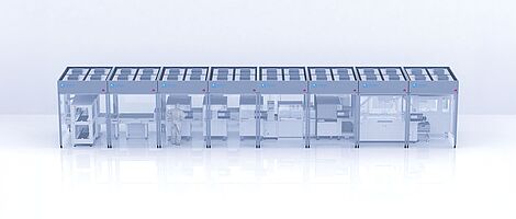 Cleanroom cabin line.