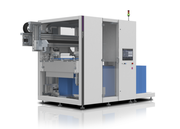 Palletizing machine.