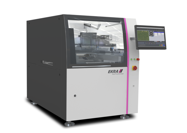 Screen printing machine.