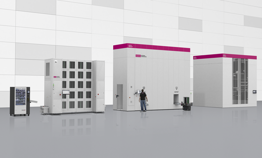 ASYS storage systems Smart Buffer, Material Warehouse, Dry Tower, and S10 select.